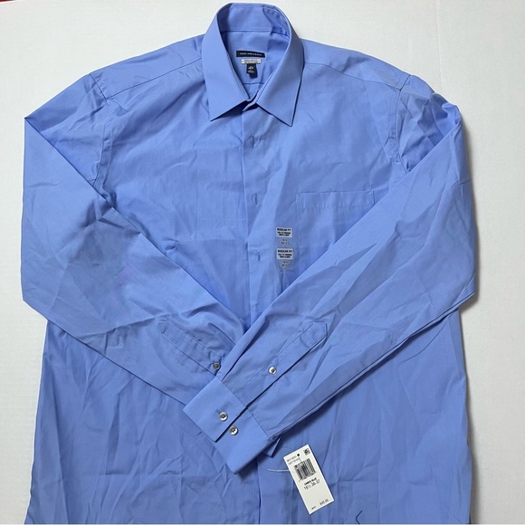 Van Heusen Shirts Van Heusen Mens Dress Shirt Fitted Poplin Solid